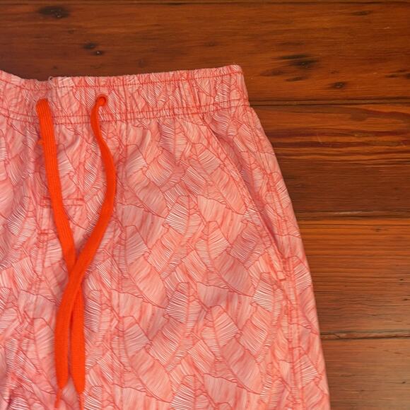 Weekender banana leaf print lined beach surf swim trunks sz S - Picture 2 of 7